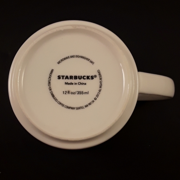 Starbucks Kitchen Starbucks White We Proudly Serve Coffee Cup Mug